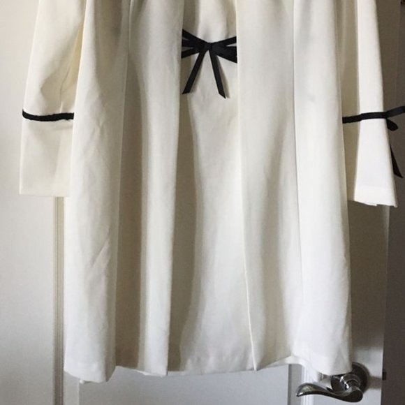 2 pieces dress with a jacket black and white color - Picture 3 of 4